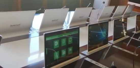 艾索電子無紙化會議+智慧云屏助力大姚檢察院